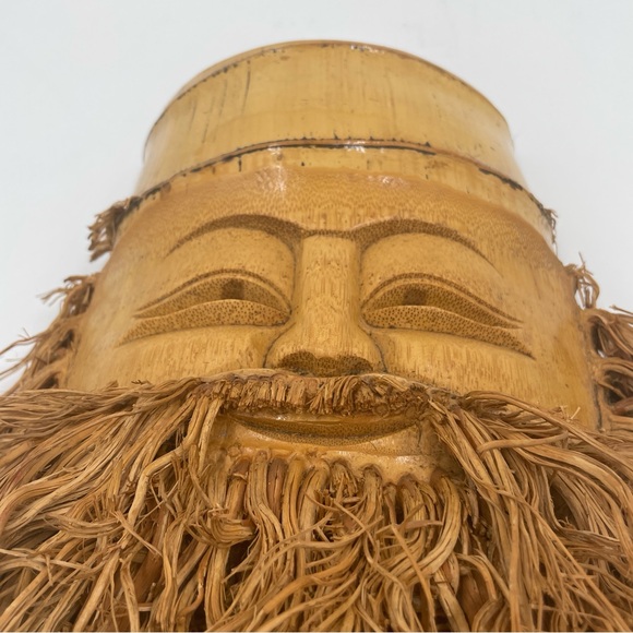 Vintage Chinese Bamboo Wood Carving - Picture 2 of 12